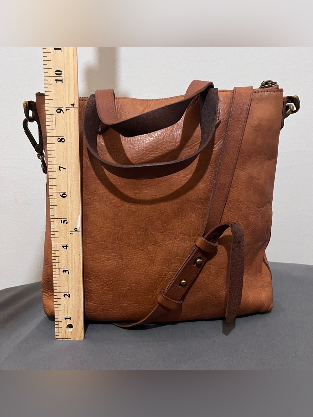 Madewell Ziptop Transport Crossbody Bag Adjustable Detach Strap Pockets Zipper - Picture 10 of 17